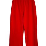 Disney NWT  Park Bright Orange / Red Pull On Pant Glitter Gold Logo Medium Photo 2