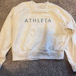 Athleta Cropped  Crewneck Thin Sweatshirt Photo 0