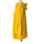 L.L. BEAN Mid Length Hooded Rain Jacket Yellow Size L Photo 7