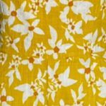 Kori America Jumpsuit Womens Medium Yellow White Floral Wide Leg Boho Peasant Photo 4