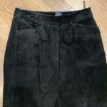Sonoma  NWT Black Suede Leather Dress Pants Size 8 Photo 7