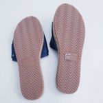 Sam Edelman Lars Slub Navy Espadrille Flat Sandals Photo 4