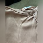 Topshop NWOT Skirt Women’s US 4 Nude Pink Faux-Wrap Satin Sarong Fits like 0-2 Photo 5