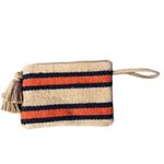 J.Jill Wristlet Purse Used Jute Striped Small Casual Photo 2