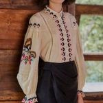 Farm Rio NWT Black Taffeta Mini Skirt Black Photo 0