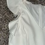 TCEC  White Frilly Mid Dress Photo 2