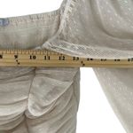 Biashe Women's Size Small Cream Swiss Dot Puff Lace Body Suit Photo 8