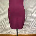 Aritzia  Babaton Louie Dress Shift‎ Sheath Mini Magenta Maroon Red Size US 4 Photo 4
