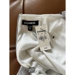 EXPRESS NWT  Gray Snakeskin Print High Neck Open Back Fitted Mini Dress Small Photo 6