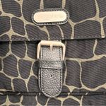 Baggallini Metro Black & Tan Giraffe Print Convertible Backpack Daypack Bag Photo 3