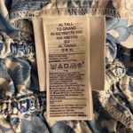 Gap Milkmaid Floral Top Blue XLT Photo 5