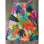 Bleu Rod Beattie NEW.  underwire tropical print high neck tankini top. 10. Retail Photo 5