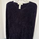 Vintage Jones & Co Deep Purple Pullover Knit Sweater Medium Photo 1