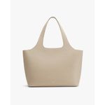 Cuyana new  16” leather system tote bag work career casual purse with strap STONE Photo 2