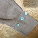 Catherine Bacon Women Silk Corduroy Shirt Tunic M Art Brown Tie Dye Lagenlook Size M Photo 5