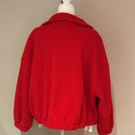 Old Navy  Red Fleece Zip-Up Jacket Size XL Photo 3