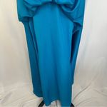 Teal Blue‎ Dress Size 8 Beaded Evening Party Cocktail Prom Bedazzled Rhinestone Blue Photo 9