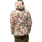 Liquid Boardwear ski jacket in cream & floral with removable hood size XS White Photo 1