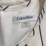 Calvin Klein White pinstriped sheath dress Photo 3