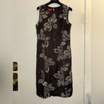 Monsoon  brown and cream shift dress size 10 Photo 2