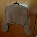 Nasty Gal  cropped balloon sleeve sweater size s/m Photo 4
