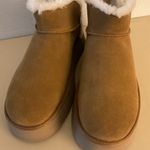 Koolaburra by Ugg women suede platform koola short mini boots size 10 Brown Photo 3
