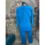 sweat suit sweat shirt sweat pants 1980s blue Size M Photo 7