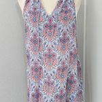Victoria's Secret  Medium Blue, Pink Paisley Sleeveless Sleep Dress Nightie Photo 0