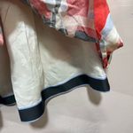 Anthropologie Linen Skirt Odille Pop Art Print Blue Size XS Photo 1