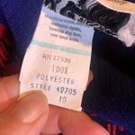 Vintage Kenny Classics Houndstooth Sweater Dress Size 10 Red Photo 2