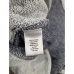 Lazy Sunday Women's Blue Metallic Silver Gray Cozy Pullover Sweatshirt Plus 3X Photo 3