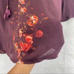 Hint of Mint Floral Chiffon Flare Sleeve Dress Photo 9