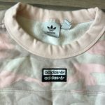 Adidas  pink camo pullover sweatshirt Photo 2