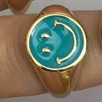 Etsy Smiley Face Ring Photo 1