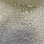 Streetwear Society  Ribbed Crop Tank Top White Gray Sz S GUC Photo 2