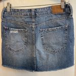 Aeropostale  denim mini skirt distressed Sz 2 Photo 2