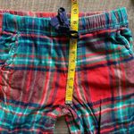 Aerie  Pajama Pants Plaid Cotton Lounge Sleep Red Green Blue Photo 7