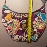 Vera Bradley  Purple Floral Shoulder Bag crossbody purse plum crazy Photo 3