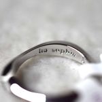 Lia Sophia NWT  Matte Gold/Silver Tone Size 5 Y2K Retro Chic 2pc.Unisex Rings Photo 2