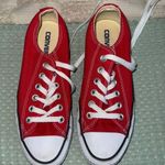 Converse Red Low Top 
Size 4.5M/6.5W Photo 0