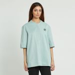 Adidas Womens Shirt Size Small Brooklyn Heights Baseball Tee Mint Green NEW Photo 2