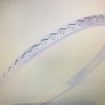 Antian Accessories™ Stainless Steel Silver Plated Zirconia Bangle Bracelet Photo 1