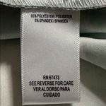 Danny & Nicole  aqua mint size 14 sleeveless floral a-line dress zips up back Photo 5