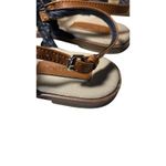 Nautica Sandal Canvas Braided Criss Cross SZ 9 Resort Wear Boating Beachy Pool Photo 5