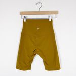 Lululemon  Align High Rise Shorts Gold Spice Nulu Yoga Biker Short Photo 2