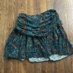 Free People Women's Saturday Sun Ruched Mini Skirt Dark Green Photo 4