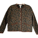 Jones New York 90s Vintage  Equestrian‎ Chain Bit Print Jacket Riding Style Photo 0