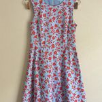Draper James The Madeline Mackenzie Dress Blue Floral Sleeveless Size 2 On TV Photo 3
