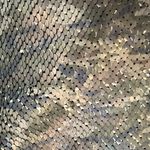 Free People NWT Metallic Sequin Mini Skirt Silver Black Party Skirt Size 4 Photo 2