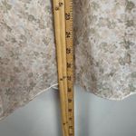 Giusy Top Women's Large Beige Floral 100% Silk Blouse‎ Dainty Cottage Feminine Photo 8